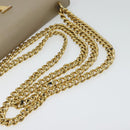 LOUIS VUITTON Pochette Louise GM Shoulder Bag Leather Beige M51632 Auth bs24820-7