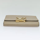 LOUIS VUITTON Pochette Louise GM Shoulder Bag Leather Beige M51632 Auth bs24820-9