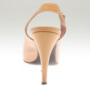LOUIS VUITTON Pumps Enamel 34 Beige LV Auth bs24821-11