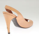 LOUIS VUITTON Pumps Enamel 34 Beige LV Auth bs24821-19