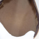 GUCCI GG Plus Supreme Clutch Bag PVC Leather Beige Gold Auth bs24854-11