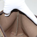 GUCCI GG Plus Supreme Clutch Bag PVC Leather Beige Gold Auth bs24854-17