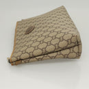 GUCCI GG Plus Supreme Clutch Bag PVC Leather Beige Gold Auth bs24854-4