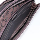 GUCCI GG Canvas Shoulder Bag Brown Silver 001 3294 Auth bs24855-23