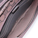 GUCCI GG Canvas Shoulder Bag Brown Silver 001 3294 Auth bs24855-24