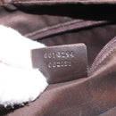 GUCCI GG Canvas Shoulder Bag Brown Silver 001 3294 Auth bs24855-12