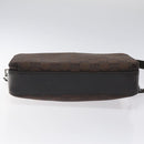 GUCCI GG Canvas Shoulder Bag Brown Silver 001 3294 Auth bs24855-5