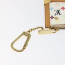LOUIS VUITTON Monogram Multicolor Pochette Cles Purse White M92655 Auth bs24864-12
