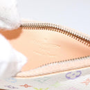 LOUIS VUITTON Monogram Multicolor Pochette Cles Purse White M92655 Auth bs24864-14