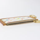 LOUIS VUITTON Monogram Multicolor Pochette Cles Purse White M92655 Auth bs24864-6