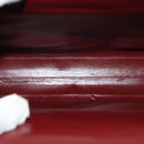 CARTIER Must Line Shoulder Bag Leather Bordeaux Gold Auth bs24866-11