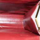 CARTIER Must Line Shoulder Bag Leather Bordeaux Gold Auth bs24866-17