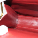 CARTIER Must Line Shoulder Bag Leather Bordeaux Gold Auth bs24866-18