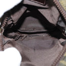 FENDI Zucca Canvas Shoulder Bag Black Brown Auth bs24898-10