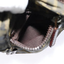 FENDI Zucca Canvas Shoulder Bag Black Brown Auth bs24898-11