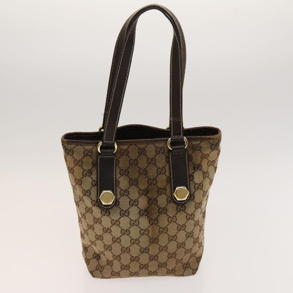 GUCCI GG Canvas Guccissima Shoulder Bag Nylon 2Set Orange Beige Auth bs24901