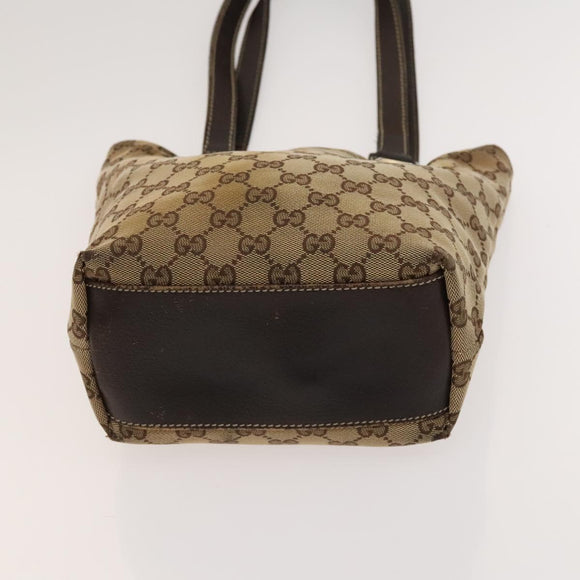 GUCCI GG Canvas Guccissima Shoulder Bag Nylon 2Set Orange Beige Auth bs24901