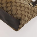 GUCCI GG Canvas Guccissima Shoulder Bag Nylon 2Set Orange Beige Auth bs24901-16