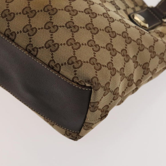 GUCCI GG Canvas Guccissima Shoulder Bag Nylon 2Set Orange Beige Auth bs24901