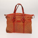 GUCCI GG Canvas Guccissima Shoulder Bag Nylon 2Set Orange Beige Auth bs24901-2