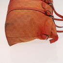 GUCCI GG Canvas Guccissima Shoulder Bag Nylon 2Set Orange Beige Auth bs24901-4