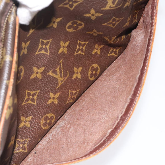 LOUIS VUITTON Monogram Compiegne 28 Clutch Bag M51845 LV Auth bs24907