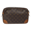 LOUIS VUITTON Monogram Compiegne 28 Clutch Bag M51845 LV Auth bs24907-2