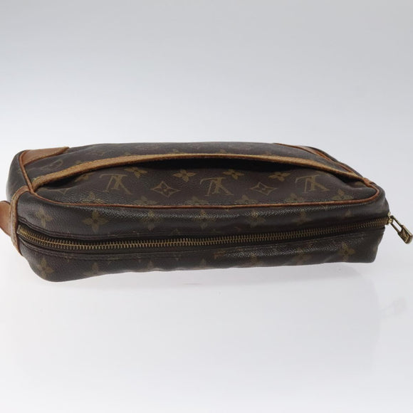 LOUIS VUITTON Monogram Compiegne 28 Clutch Bag M51845 LV Auth bs24907