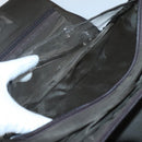 PRADA Hand Bag Nylon Khaki Silver Auth bs24908-24