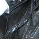 PRADA Hand Bag Nylon Khaki Silver Auth bs24908-25