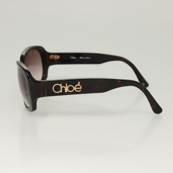 Chloe Sunglasses plastic Brown Auth bs24932
