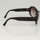 Chloe Sunglasses plastic Brown Auth bs24932-5