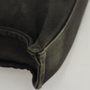 BURBERRY Nova Check Blue Label Hand Bag Canvas Nylon Black Beige Auth bs24936-9