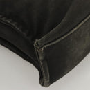 BURBERRY Nova Check Blue Label Hand Bag Canvas Nylon Black Beige Auth bs24936-15