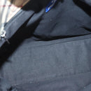 BURBERRY Nova Check Blue Label Hand Bag Canvas Nylon Black Beige Auth bs24936-12