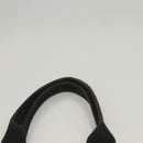 BURBERRY Nova Check Blue Label Hand Bag Canvas Nylon Black Beige Auth bs24936-8