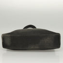 BURBERRY Nova Check Blue Label Hand Bag Canvas Nylon Black Beige Auth bs24936-5