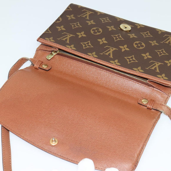 LOUIS VUITTON Monogram Bordeaux 24 Shoulder Bag M51798 LV Auth bs24950