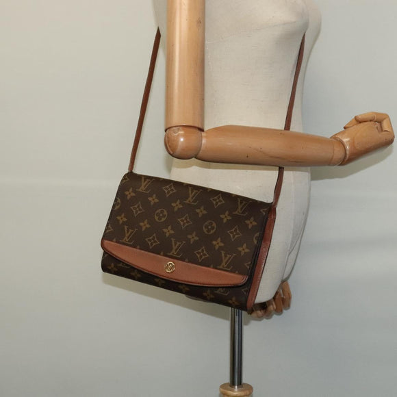 LOUIS VUITTON Monogram Bordeaux 24 Shoulder Bag M51798 LV Auth bs24950