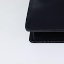 SAINT LAURENT Shoulder Bag Leather Blue Gold Auth bs24959-15