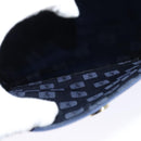 SAINT LAURENT Shoulder Bag Leather Blue Gold Auth bs24959-19