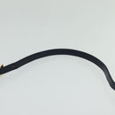 SAINT LAURENT Shoulder Bag Leather Blue Gold Auth bs24959-8