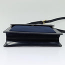 SAINT LAURENT Shoulder Bag Leather Blue Gold Auth bs24959-5