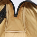 LOEWE Anagram Clutch Bag Leather Black Gold Auth bs24960-12