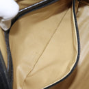 LOEWE Anagram Clutch Bag Leather Black Gold Auth bs24960-18