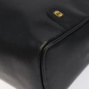 LOEWE Anagram Clutch Bag Leather Black Gold Auth bs24960-7