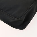 FENDI Shoulder Bag Nylon Black Silver Auth bs24965-16