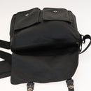 FENDI Shoulder Bag Nylon Black Silver Auth bs24965-18