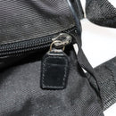 FENDI Shoulder Bag Nylon Black Silver Auth bs24965-10