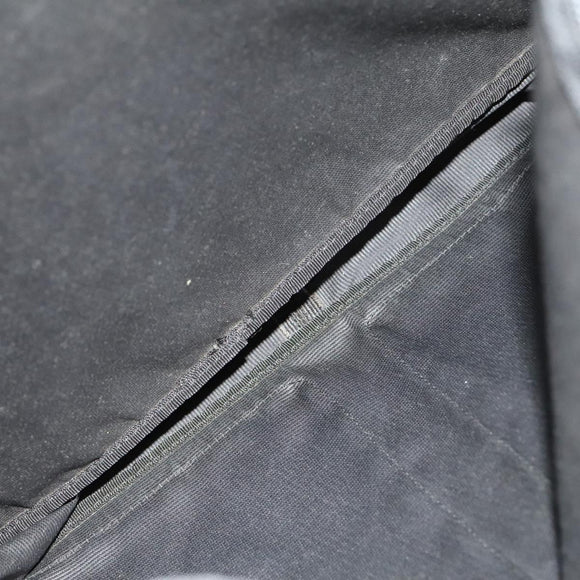 FENDI Shoulder Bag Nylon Black Silver Auth bs24965